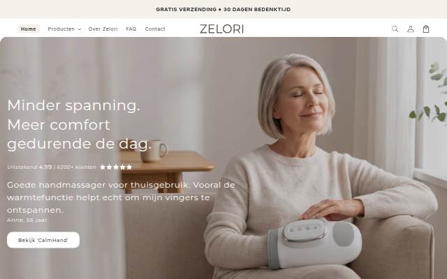Zelori Nederland storefront