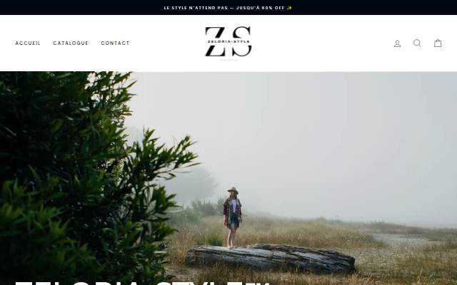 Zeloria=Style storefront