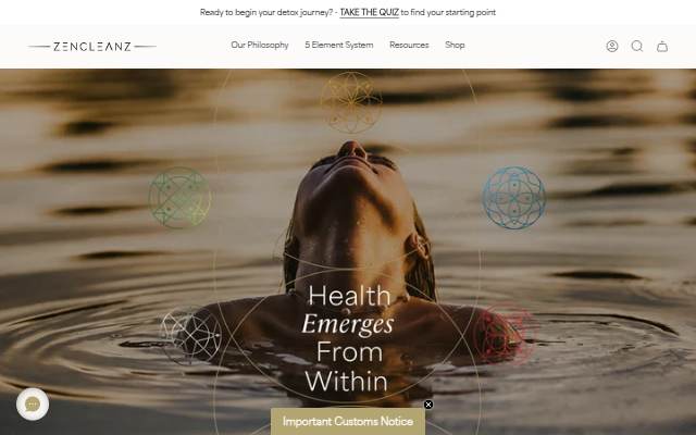 ZenCleanz storefront