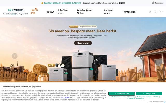 Zendure Netherlands storefront