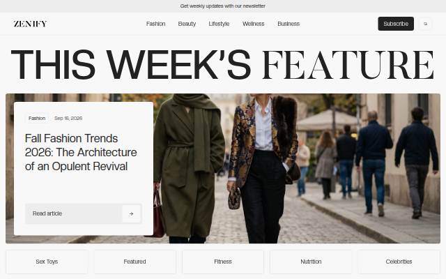 Zenify storefront