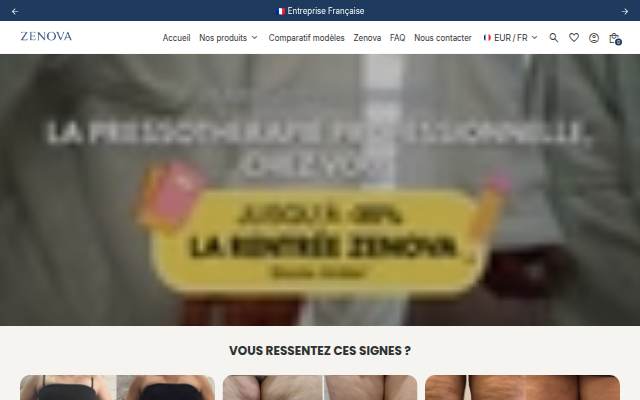 ZENOVA storefront