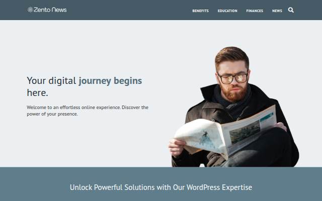 ZentoNews storefront