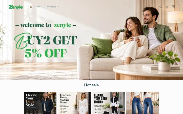 Startseite von zenyie
