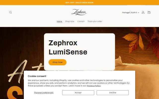 Zephrox storefront