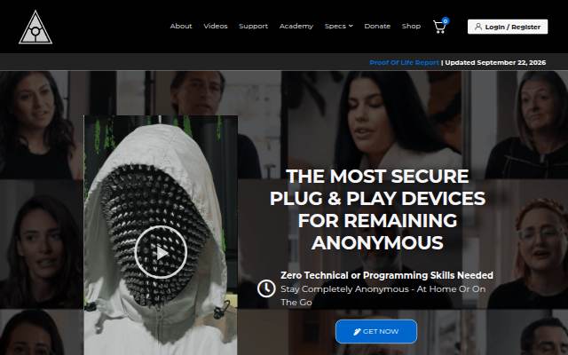 Zero Trace storefront