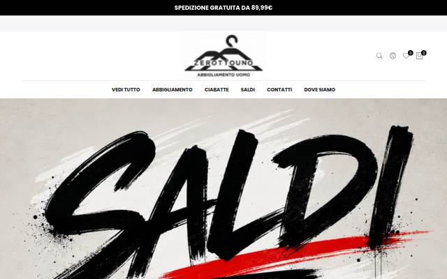 Zerottouno storefront