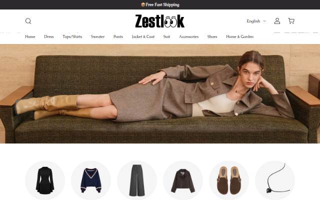 Zestlook storefront