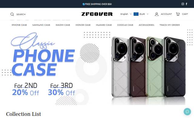 Zfcover - Phone Cases | Accessories storefront