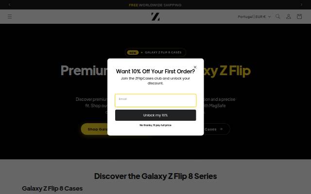 ZFLIPCASES storefront