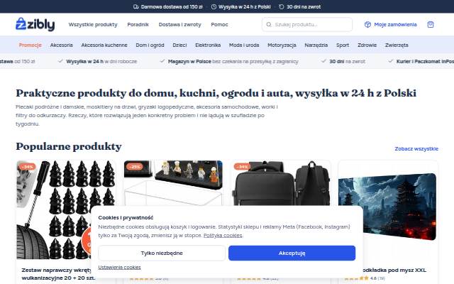 Vitrine de Praktyczne produkty do domu, kuchni i ogrodu