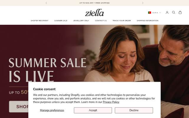 Ziella storefront