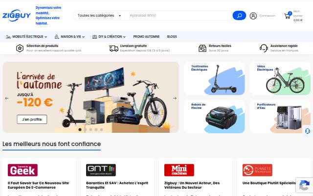 Zigbuy storefront