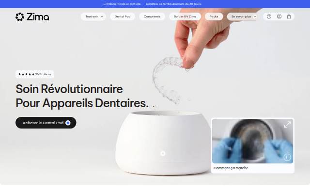 Montra da ZIMA DENTAL FRANCE