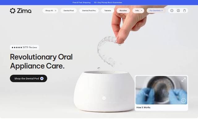 Montra da ZIMA DENTAL EU