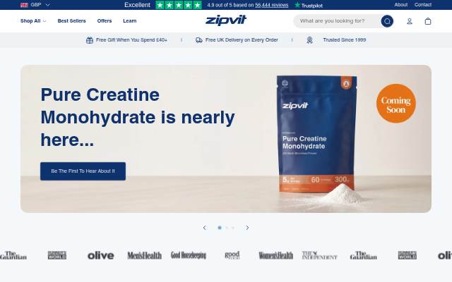 Zipvit storefront