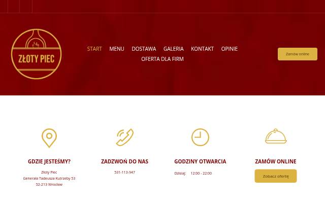 Złoty Piec storefront