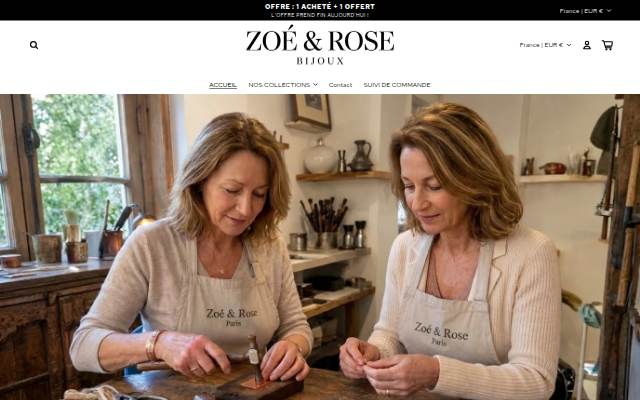Zoé &amp; Rose storefront
