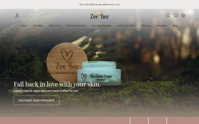 Zoe Bee Beauty storefront