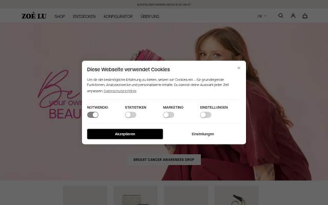 ZOÉ LU storefront