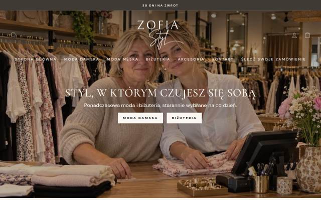 Startseite von Zofia Styl