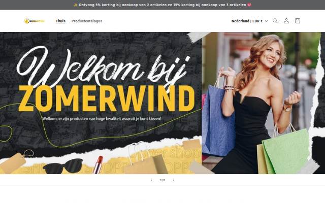 Zomerwind storefront