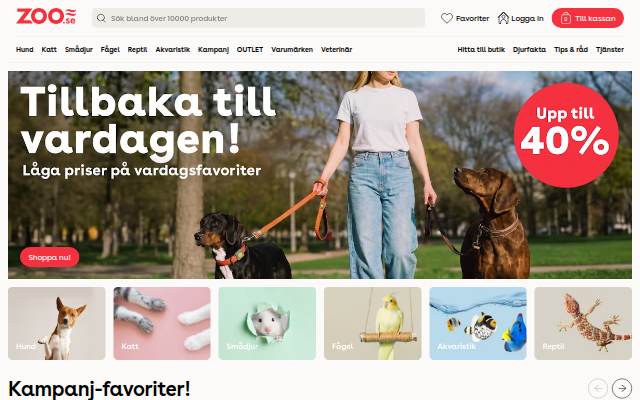 Djuraffär &amp; djurbutik storefront