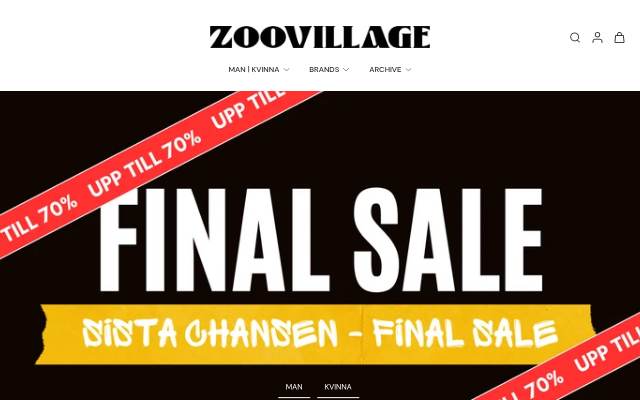 Zoovillage storefront