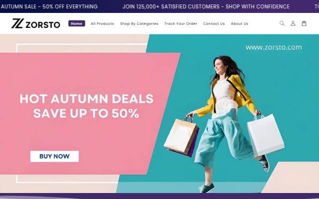 ZORSTO storefront