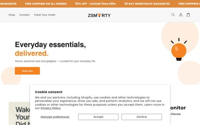 Zsmarty storefront