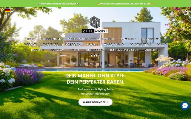 ZTTLPRINT GmbH storefront