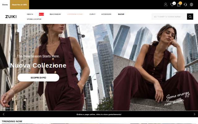 Zuiki Italia storefront