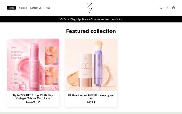 Zyffyz storefront
