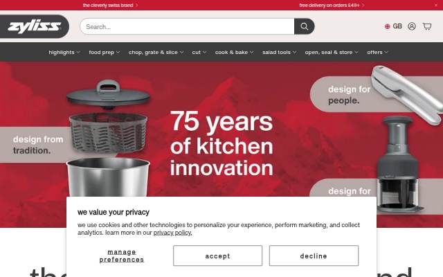 Zyliss storefront