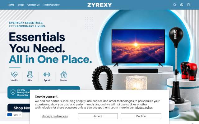 zyrexy storefront