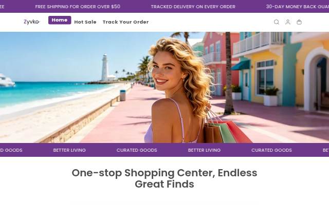 Zyvko storefront