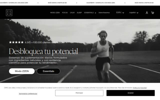 ZZEN Labs storefront