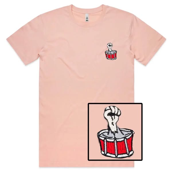Drum Fist Embroidered T-Shirt is now £16.99 instead of £21.99