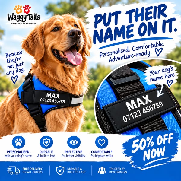 50% Off Dog Harnesses