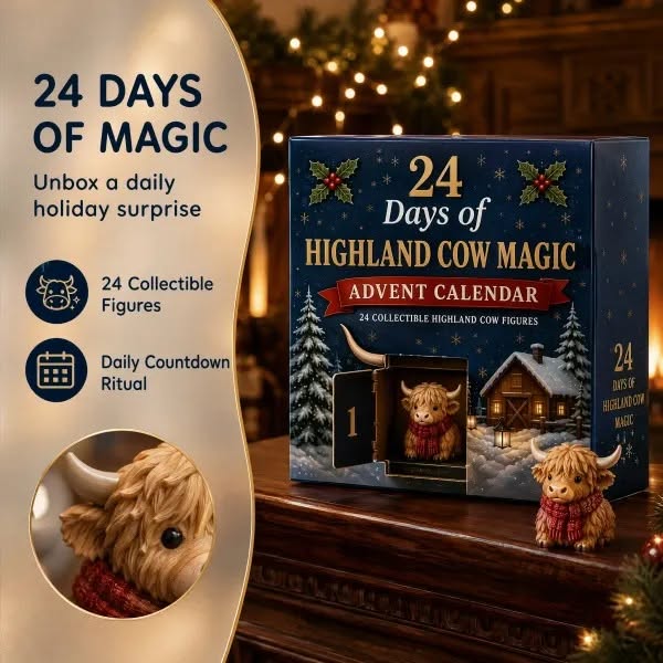24 Highland Cow Surprises Await
