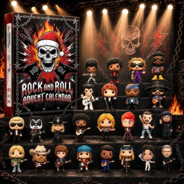 Rock & Roll Advent Calendar 24 Days of Legendary Rock Surprises