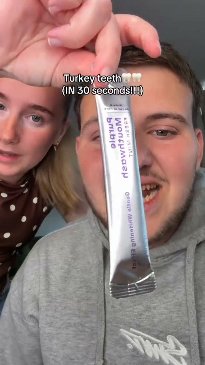 A Whiter Smile From the First Rinse