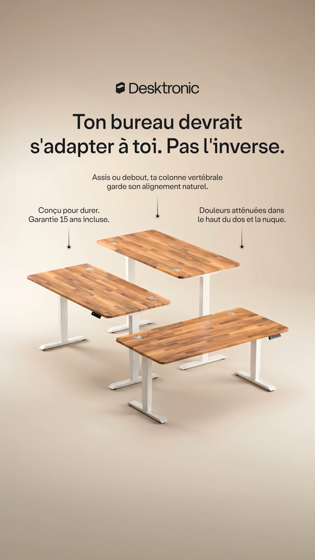 Mieux assis, plus concentré.