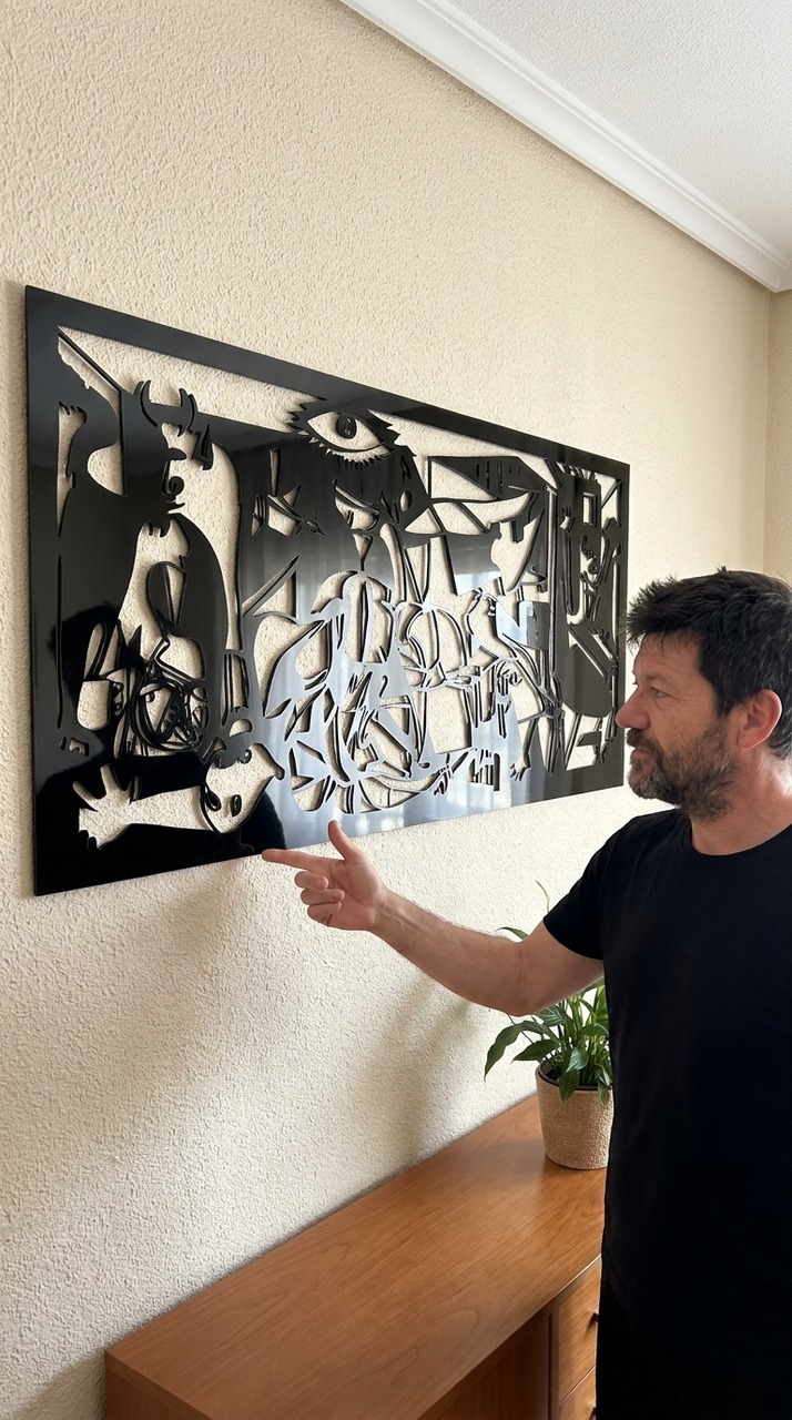 El Guernica De Picasso en aluminio