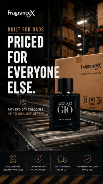 Father's Day Colognes Up To 80% Off