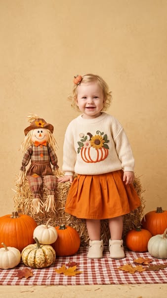 Pumpkin Baby Sweater