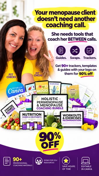 (90% Off) Get the Holistic Menopause Coaching Bundle for less than an Amazon order!