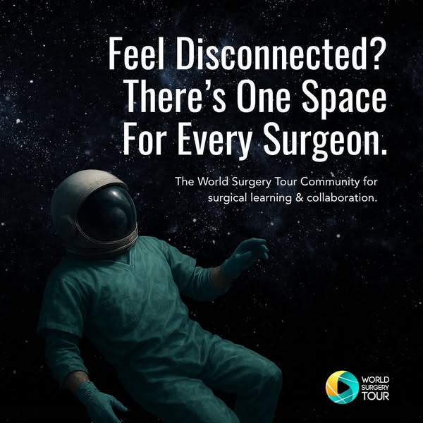 Anúncio de World Surgery Tour