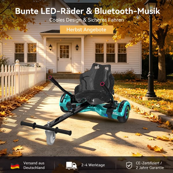 Bunte LED-Räder & Bluetooth-Musik | A03