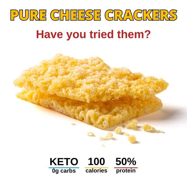 Keto Cheese Crackers